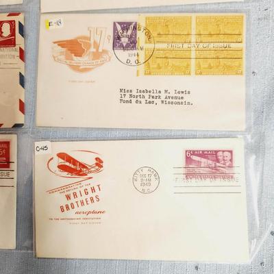 1ST DAY ISSUE STAMPS - MISC. - 1940s -