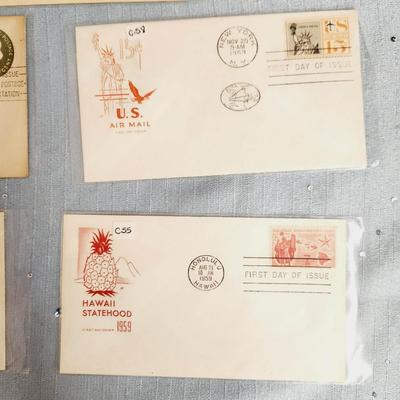 FIRST DAY ISSUE STAMPS - MISC - 1950S