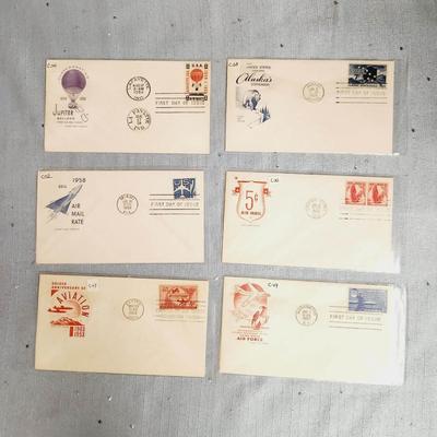 FIRST DAY OF ISSUE STAMPS -  MISC - 1950S #2