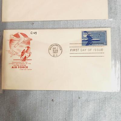 FIRST DAY OF ISSUE STAMPS -  MISC - 1950S #2