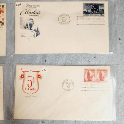 FIRST DAY OF ISSUE STAMPS -  MISC - 1950S #2