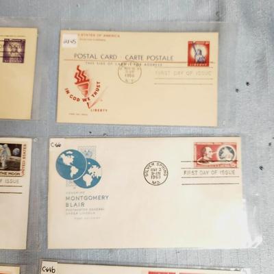 FIRST DAY OF ISSUE STAMPS - MISC - 50S & 60S