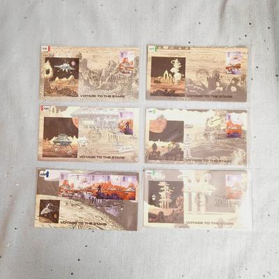 1ST DAY ISSUE STAMPS - VOYAGE TO THE STARS ðŸŒŸ
