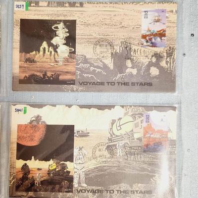 1ST DAY ISSUE STAMPS - VOYAGE TO THE STARS ðŸŒŸ