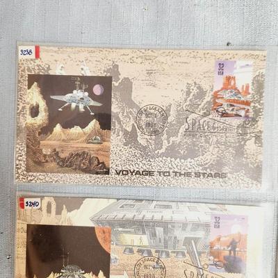 1ST DAY ISSUE STAMPS - VOYAGE TO THE STARS ðŸŒŸ
