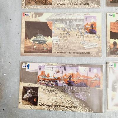 1ST DAY ISSUE STAMPS - VOYAGE TO THE STARS ðŸŒŸ