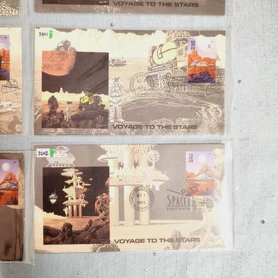 1ST DAY ISSUE STAMPS - VOYAGE TO THE STARS ðŸŒŸ