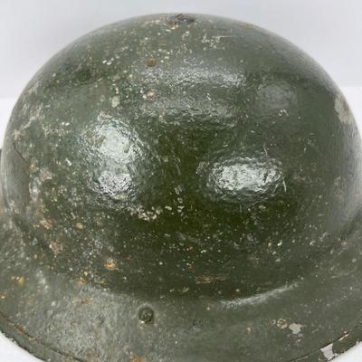 Original British WW2 Military AMC II Steel Helmet marked 1941