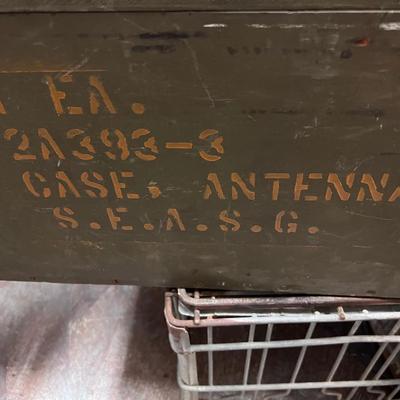 27 X 13" Vietnam ear Wooden Antenna Box