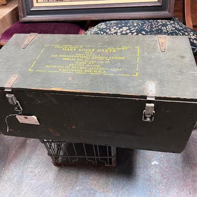 27 X 13" Vietnam ear Wooden Antenna Box