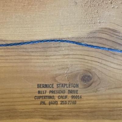 Bernice Stapleton Two Small Paintings On Wood
