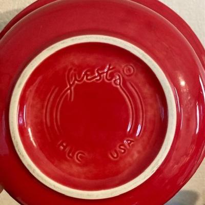 Vintage Fiesta Red Bowl