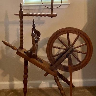 Vintage Spinning Wheel