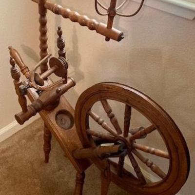 Vintage Spinning Wheel