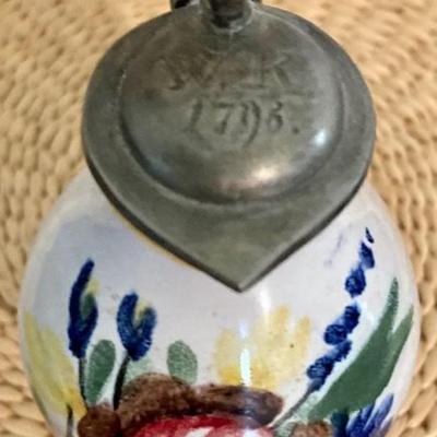 Small Vintage Lidded Stein