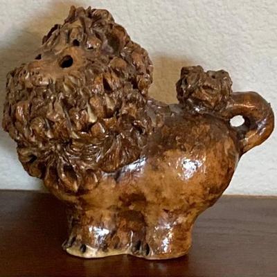 Ceramic Lion Figure
