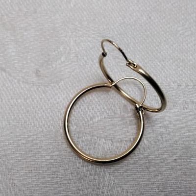 14K Hoops