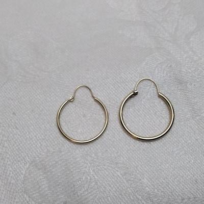 14K Hoops