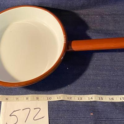 Vintage Enamel Skillet
