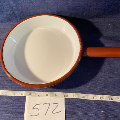 Vintage Enamel Skillet