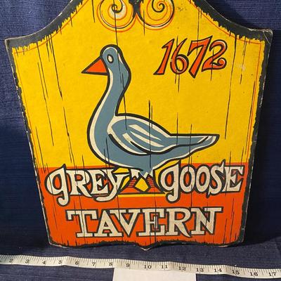Grey Goose Tavern Sign
