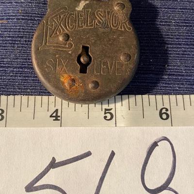 Vintage Excelsior  6 Level Lock