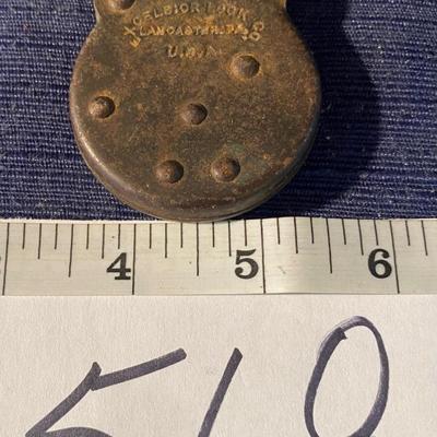 Vintage Excelsior  6 Level Lock