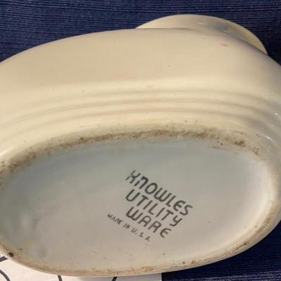 Vintage Knowles Utility Ware Pitcher