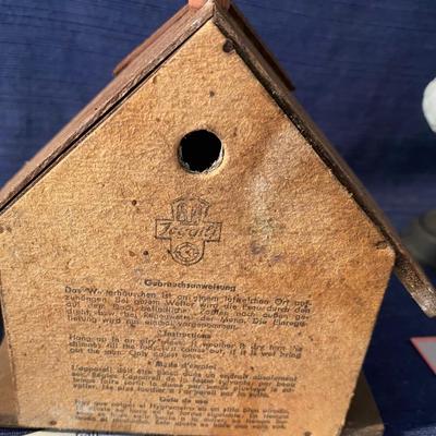 Vintage Lamp and German Weather House