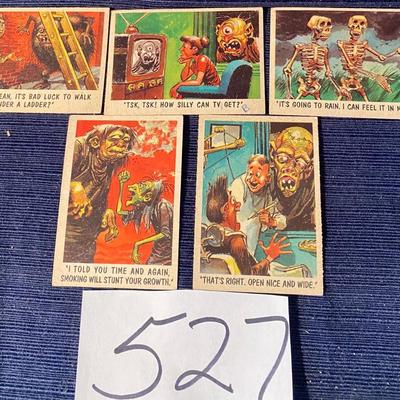 1950s Topps/Bubbles Youâ€™ll Die Laughing Cards
