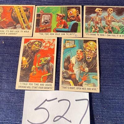 1950s Topps/Bubbles Youâ€™ll Die Laughing Cards