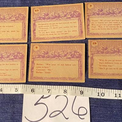 1950s Topps Youâ€™ll  Die Laughing Cards