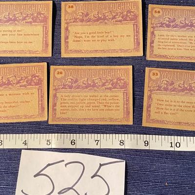 1950â€™s Toppâ€™s Youâ€™l Die Laughing Cards