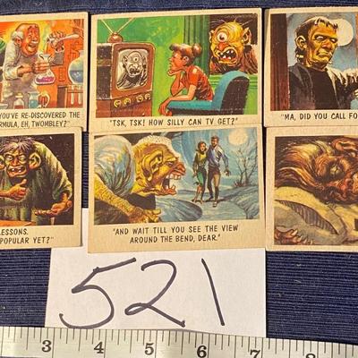 Vintage 1950â€™s Topps Youâ€™ll Die Laughing Cards