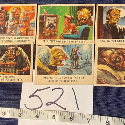 Vintage 1950â€™s Topps Youâ€™ll Die Laughing Cards