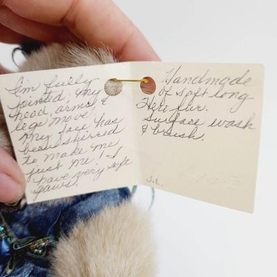 ABSOLUTELY BEAUTIFUL JENNIFER JOINTED HERO FUR BEAR MADE WITH LOVE BY JO
