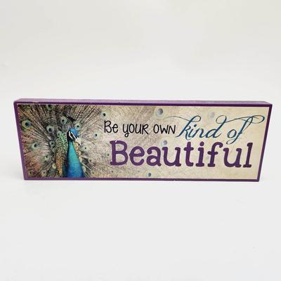 PEACOCK WALL DECOR - JUST FOR YOU - THE END