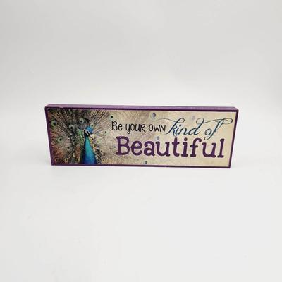 PEACOCK WALL DECOR - JUST FOR YOU - THE END