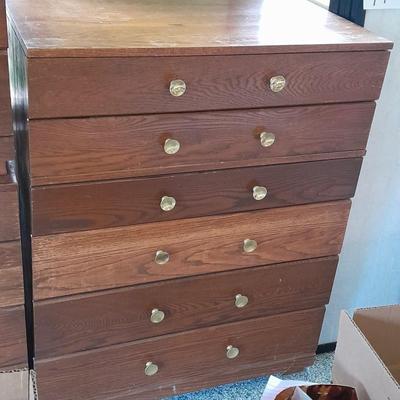 Tall six drawer chest of drawers