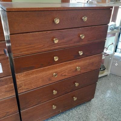 Tall six drawer chest of drawers