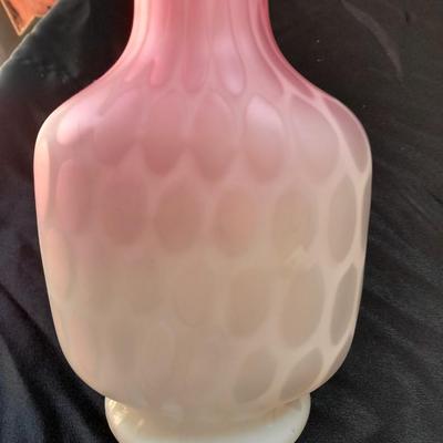 Beautiful Antique 1883 - 1888 Phoenix glass co. Joseph Webb design vase
