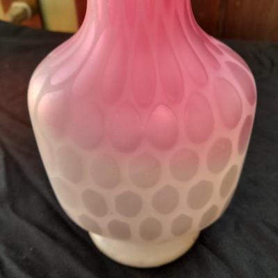 Beautiful Antique 1883 - 1888 Phoenix glass co. Joseph Webb design vase