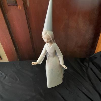 Lladro Accents Porcelain-Fairy Godmother complete with Her Wand