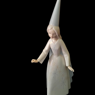 Lladro Accents Porcelain-Fairy Godmother complete with Her Wand