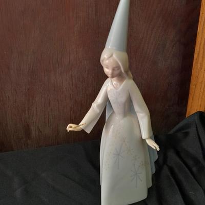 Lladro Accents Porcelain-Fairy Godmother complete with Her Wand