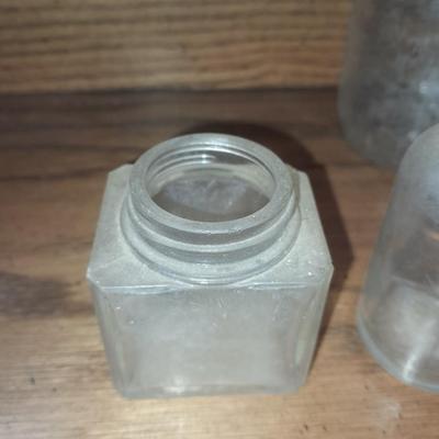 Eight Old glass bottles Squeeze drink, Canada Dry and more