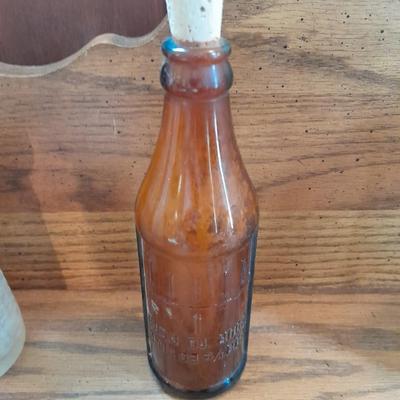 Eight Old glass bottles Squeeze drink, Canada Dry and more