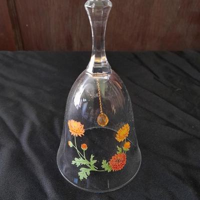 Two floral design 24% full lead crystal Avon Bells