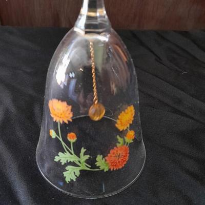 Two floral design 24% full lead crystal Avon Bells