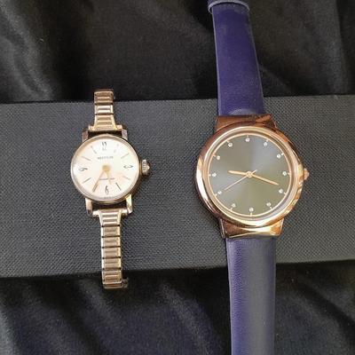 Two Women's wristwatches vintage WESTCLOX Swiss and LBVYR Singapore